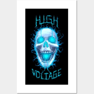 High Voltage Skull Posters and Art